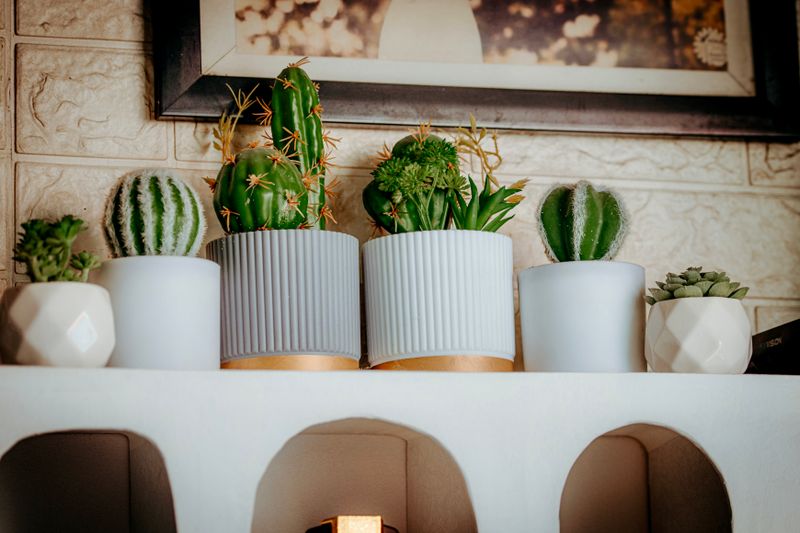 Intérieur de l'atelier floral Interflora à Limoges