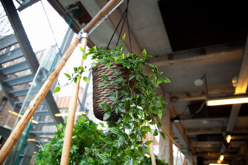 Fleuriste Interflora en train de composer un bouquet dans son atelier